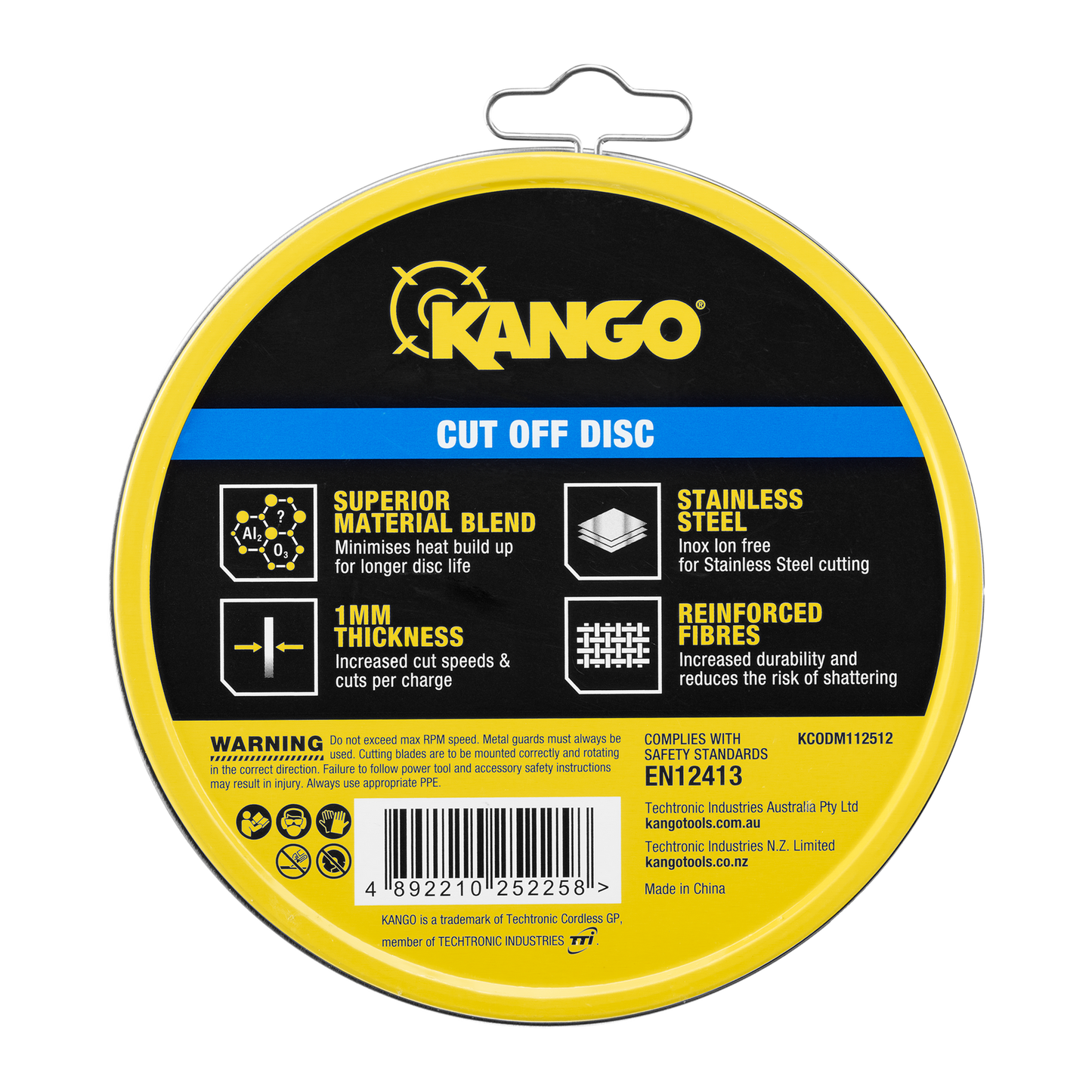 Kango Metal Cut Off Discs - 125mm - 12 Pack