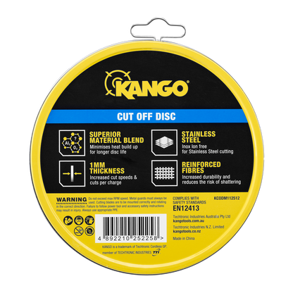 Kango Metal Cut Off Discs - 125mm - 12 Pack