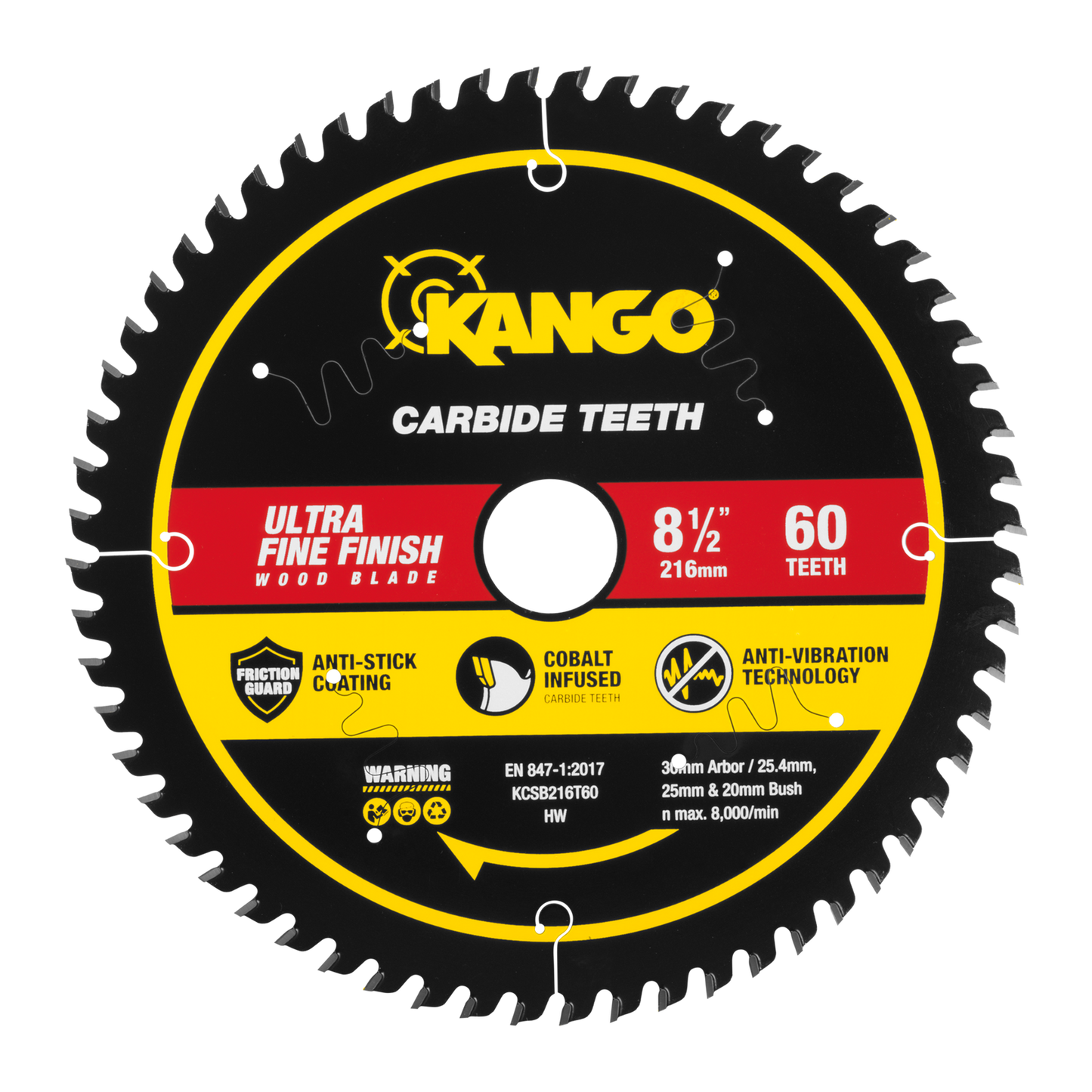 Kango Wood Mitre Saw Blade - 216mm - 60T