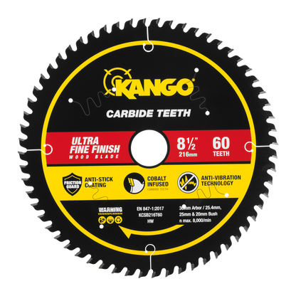 Kango Wood Mitre Saw Blade - 216mm - 60T