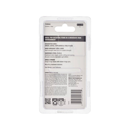Master Lock Hasp - 89mm - Hard Wrought Steel - Weather Resistant