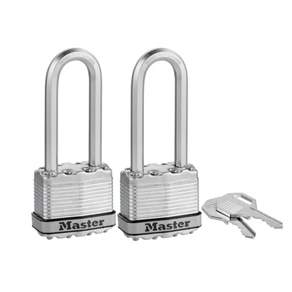Master Lock Magnum Padlock - 45mm - 64mm Shackle - 2 Pack