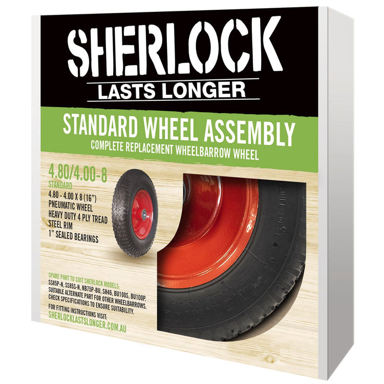 Sherlock Standard Wheelbarrow Wheel Assembly