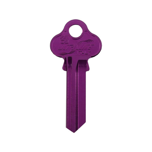 EHI Purple Blank Key - 55mm Aluminium Titanium Alloy - Easy To Carry