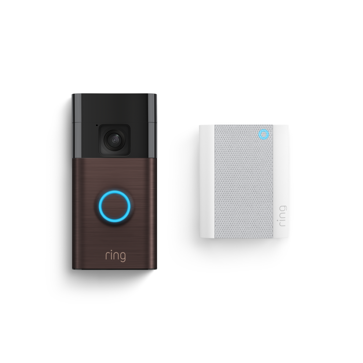 Ring Venetian Bronze Battery Video Doorbell with Chime