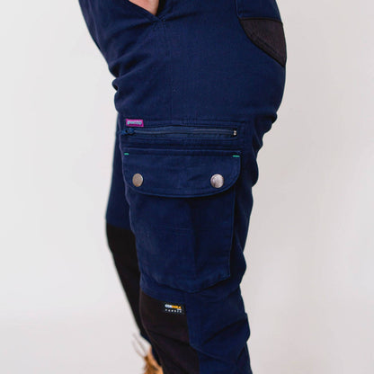 Green Hip Skinny Flex Pants - Size 22 - Navy