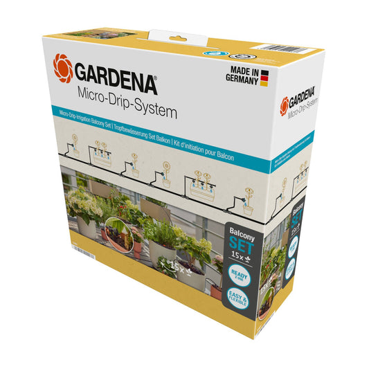 Gardena Micro Irrigation Balcony Set (15 Plants)