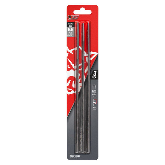 Full Boar Chainsaw File - 5.5mm - 3 Pack
