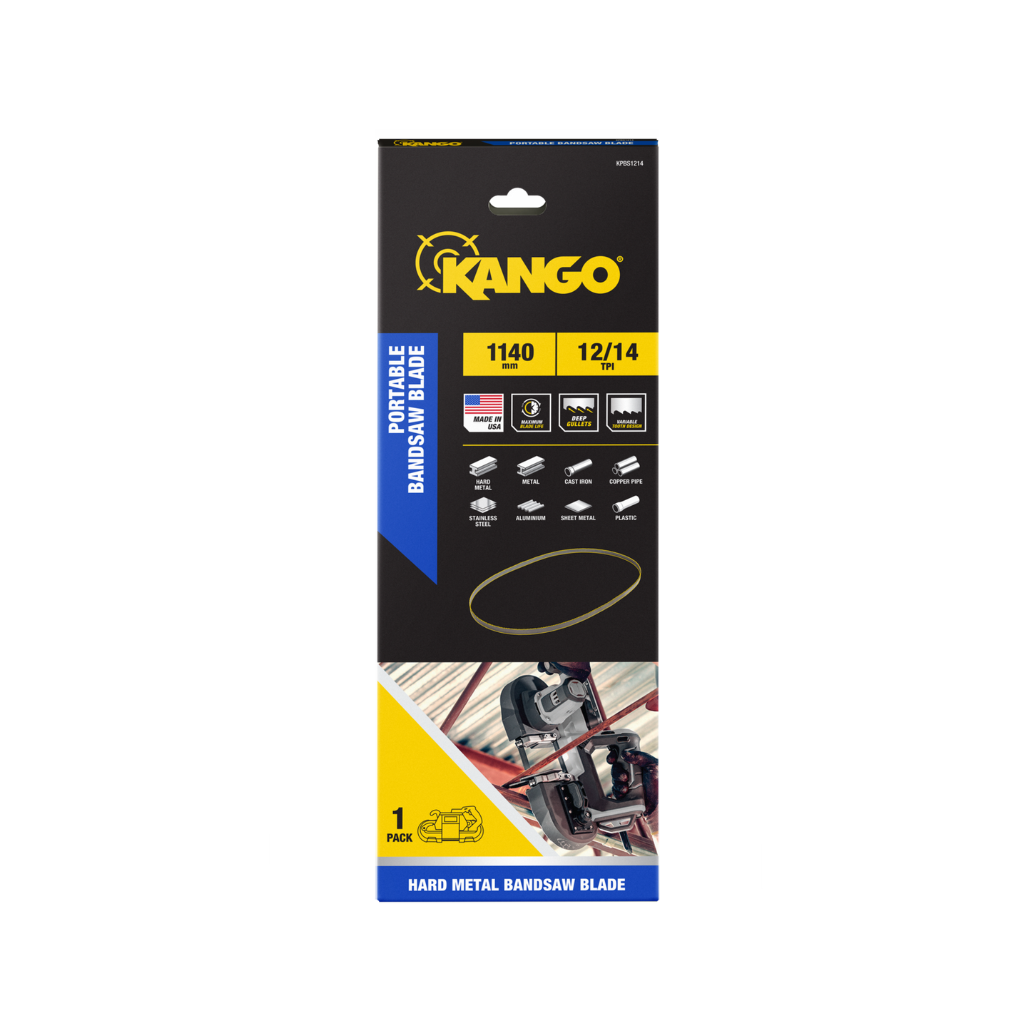 Kango Portable Bandsaw Blade - 1140mm - 12/14 TPI