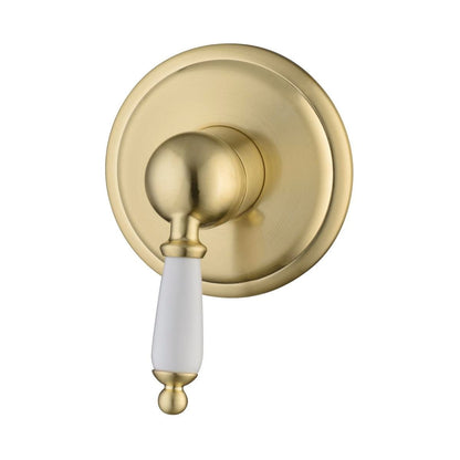 Mondella Brass Shower Mixer 35mm Cartridge Brushed Finish Luxury
