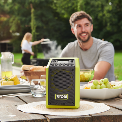 Ryobi Radio with Bluetooth - RR18 - 18V ONE+ - 75mm Speaker