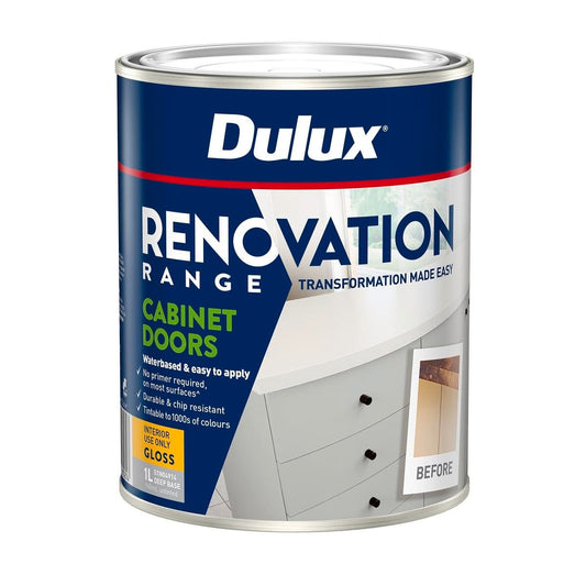 Dulux Deep Gloss Cabinet Doors 1L - Water-Based Interior Coating - 1L