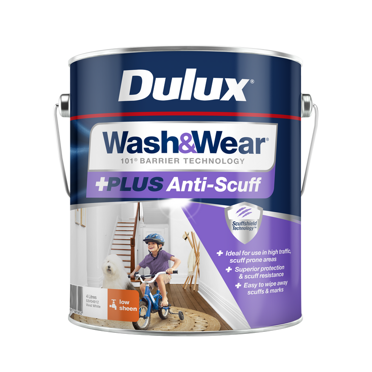 Dulux Vivid White Low Sheen Interior Paint - 4L