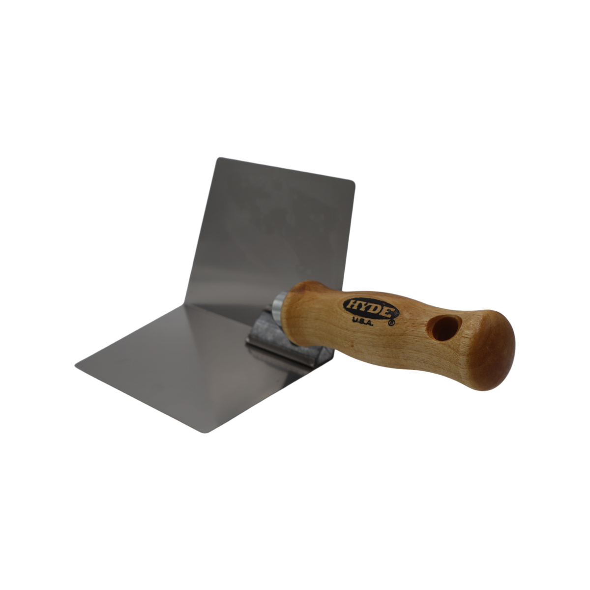 Hyde Plasterboard Inside Corner Tool - 4 Inch Stainless Steel - Durable