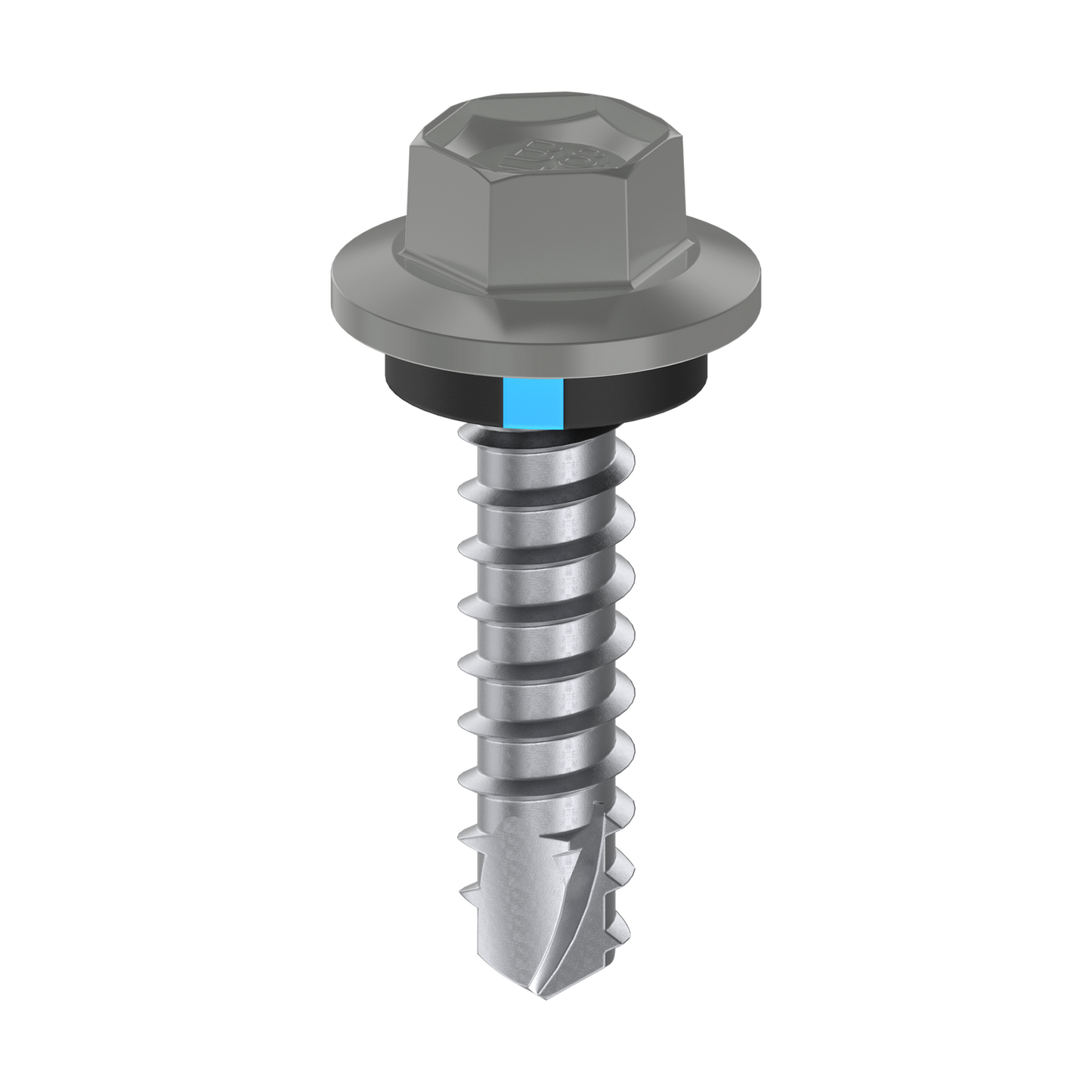 Bremick Vortex Plus Cladding Screw - 6.2 x 25mm - B8 Shale Grey - 100 Pack