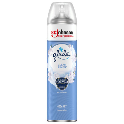 Glade Clean Linen Air Freshener Aerosol - 400g