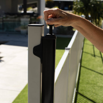 G8Safe Pool Gate Latch - 110mm x 550mm - Plastic - Key Lockable