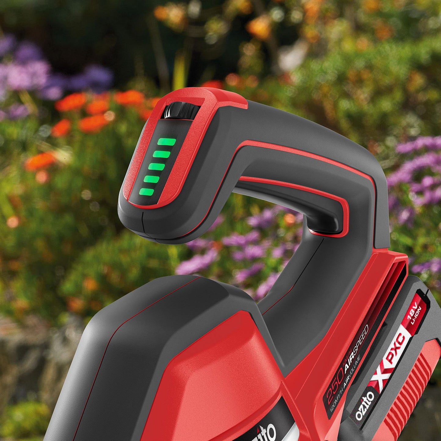 Ozito PXC Cordless Universal Blower Kit - 4.0Ah - 250 km/h