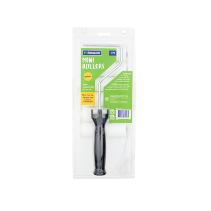 Prorenovator Mini Roller Foam Set - 100mm - 9mm - 7 Pack