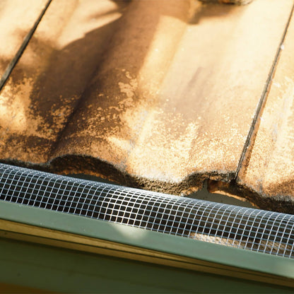 Jack Fire Guard Gutter Mesh - 190mm x 10m - Galvanised - Bushfire Rated