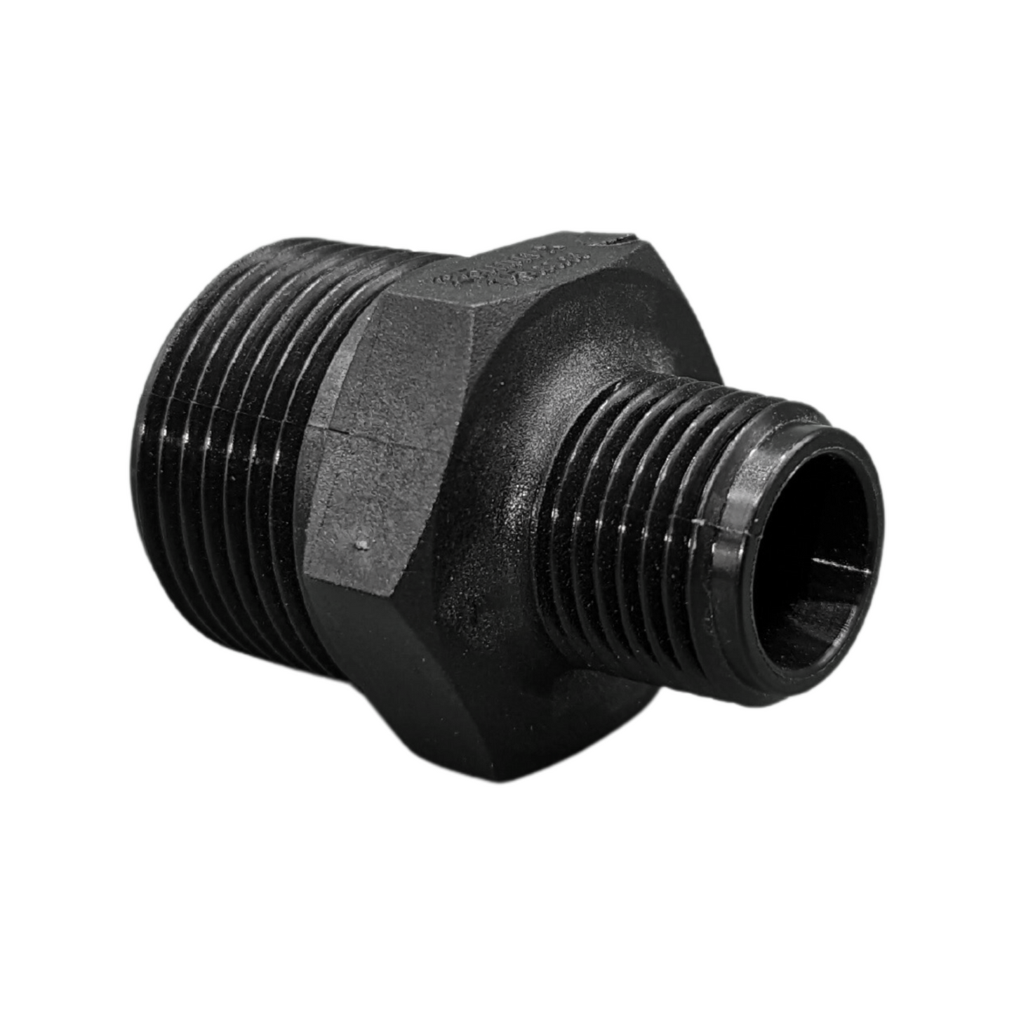 GD Watermark Poly Irrigation Reducing Nipple - 1 x 3/4 Inch