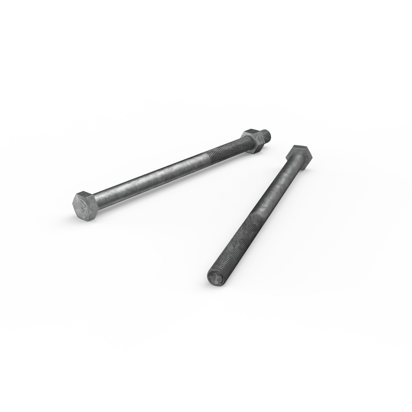 Zenith M12 x 200mm - Hot Dip Galvanised Hex Head Bolts & Nuts
