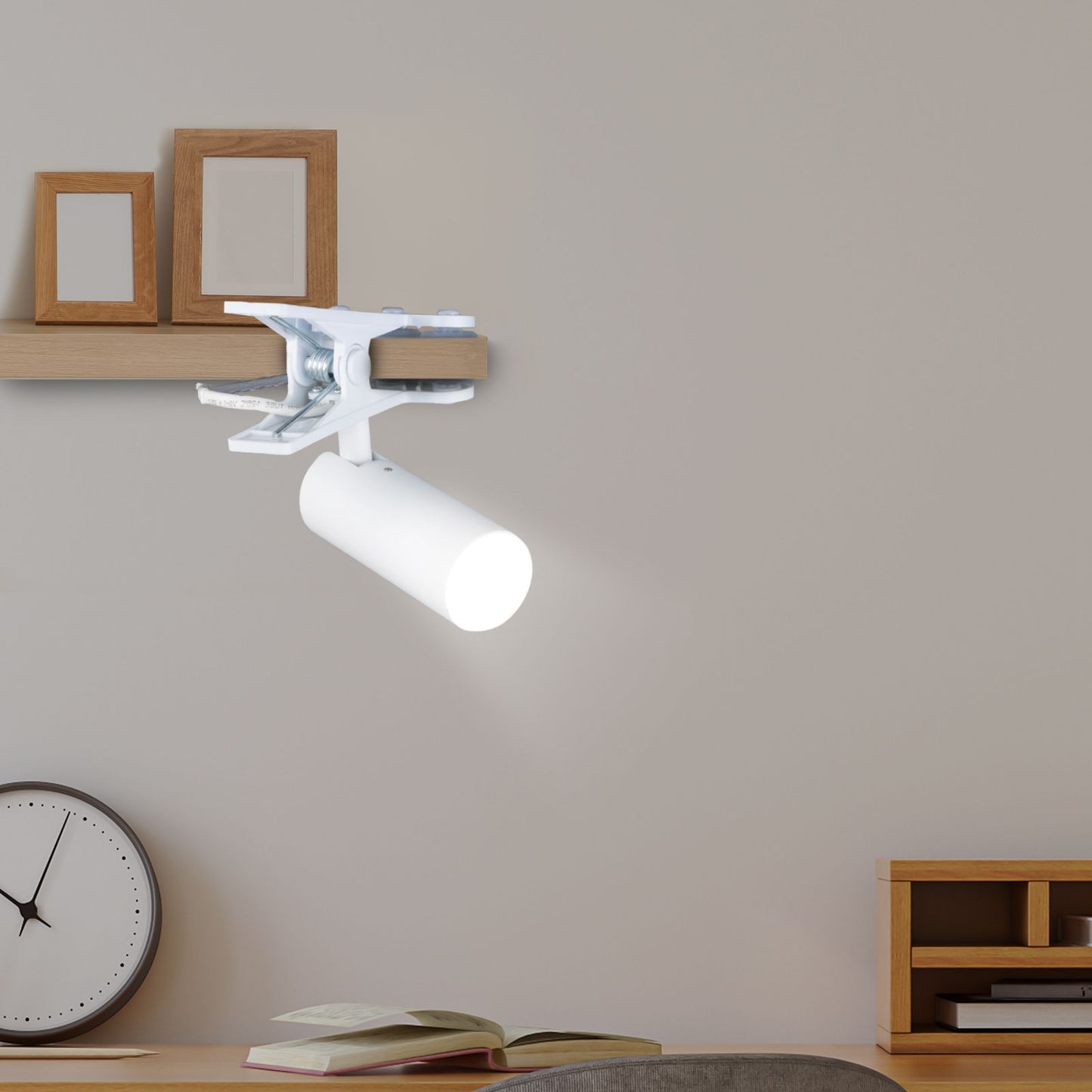 Verve Design LED Clip Lamp - 4.5W - 145 x 90 x 130mm - White