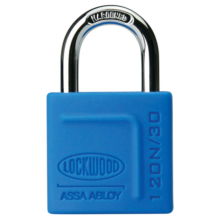 Lockwood 120N Series 30mm Solid Brass Padlock with Silicone Cover