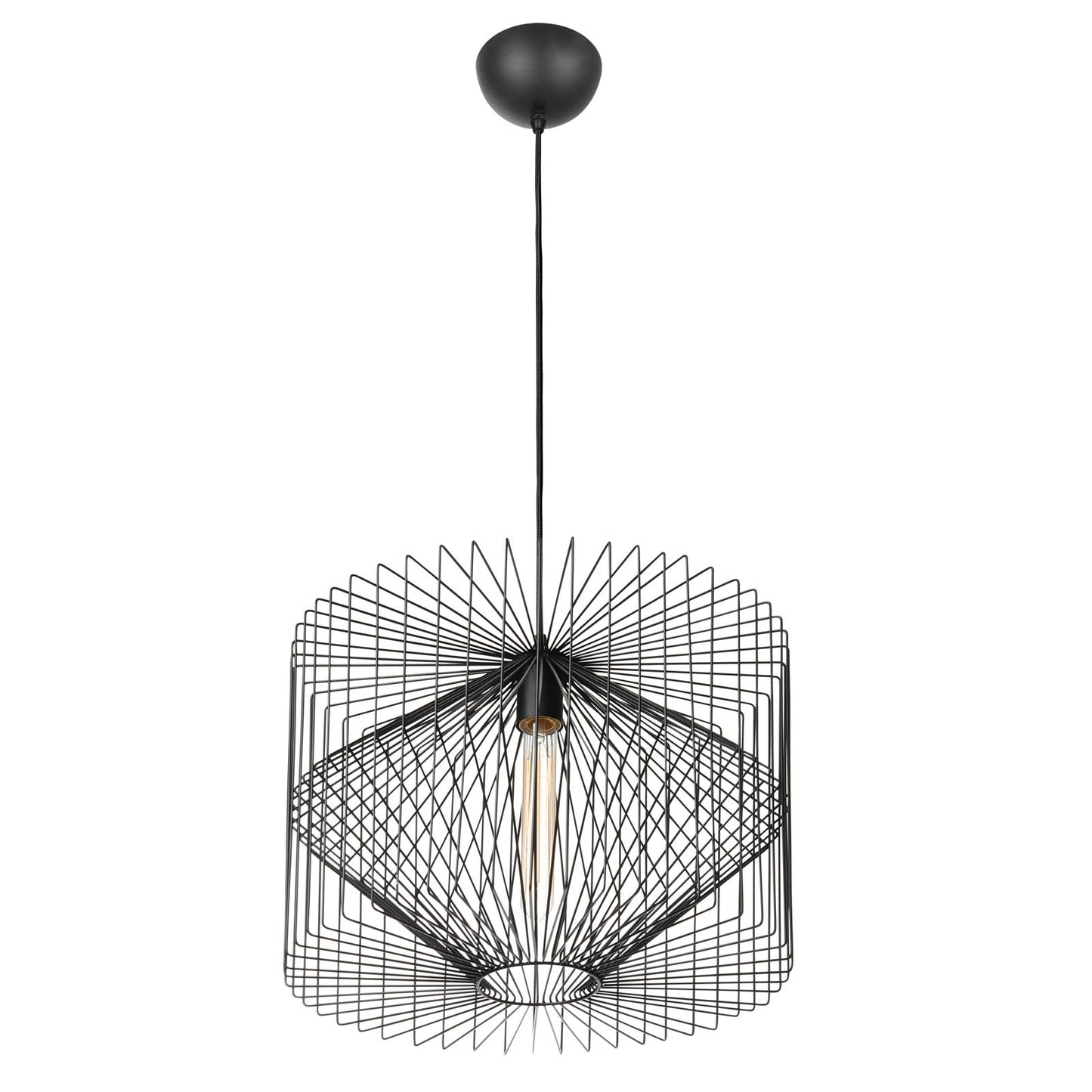 Home Design Black Vogue Pendant Light - 450mm