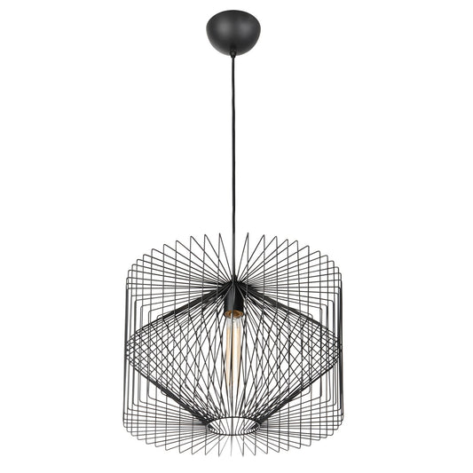 Home Design Black Vogue Pendant Light - 450mm