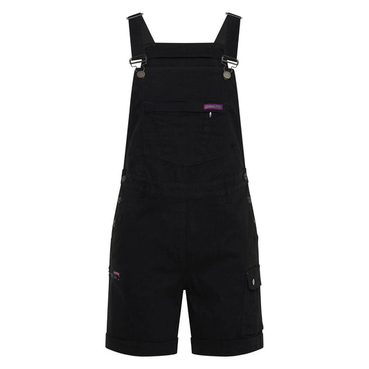 Green Hip All Women Shortalls - Black - Size 10