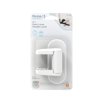 Perma Child Safety Door Lever Lock - 2 Pack
