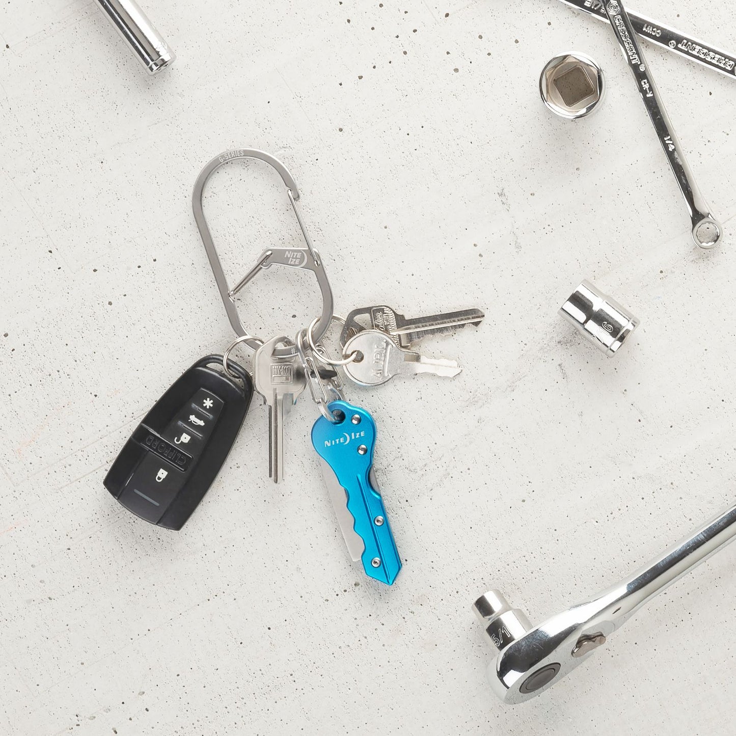 Nite Ize g Series Dual Chamber Carabiner - 38 x 6.5 x 76.2mm
