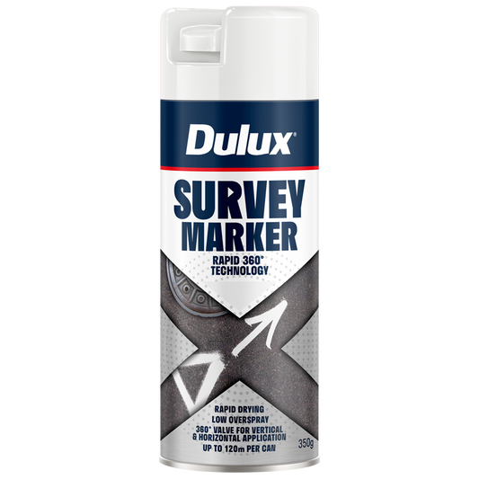 Dulux Spray Survey Marker - 350g - White