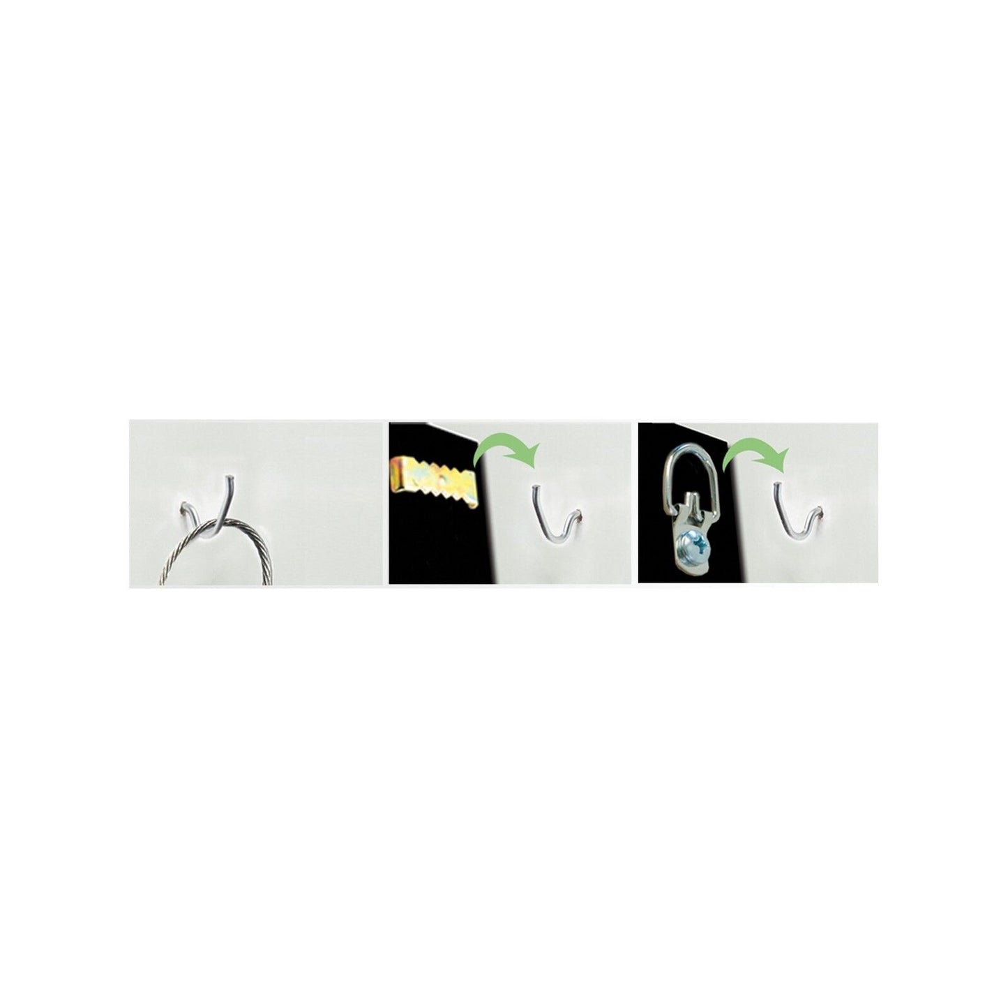 Hangman Steel J Hook Picture Hanger - 9kg - 92 x 161mm - 20 Pack