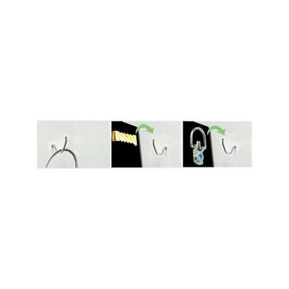 Hangman Steel J Hook Picture Hanger - 9kg - 92 x 161mm - 20 Pack