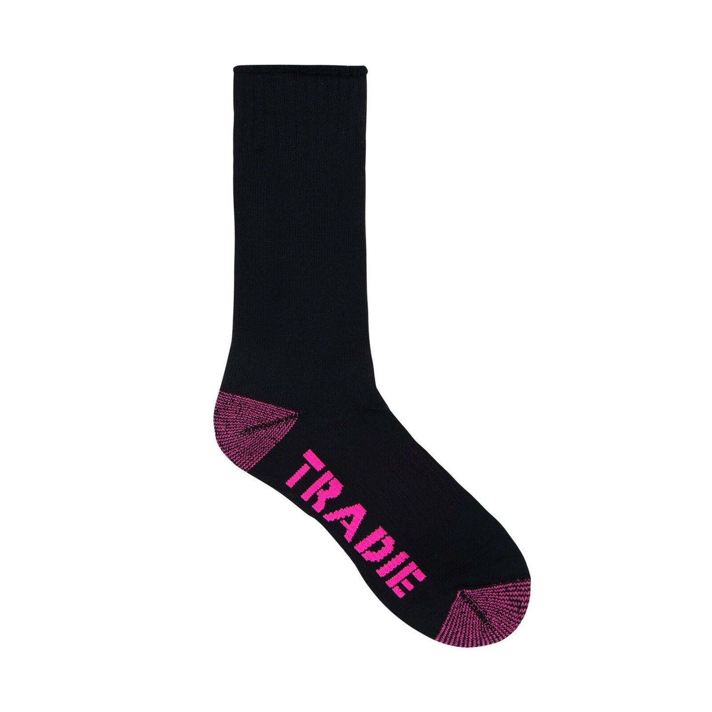 Tradie Women's Heavy Duty Cotton Crew Socks - Size 5-8 - 2 Pack