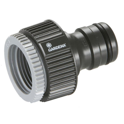 Gardena Tap Nut Adaptor - 19mm - High Grade Plastic - Tool-Free Connection