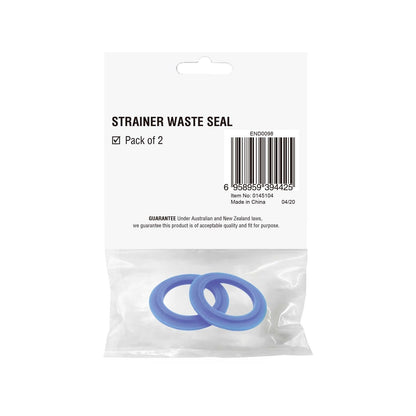 EnduraSeal Silicone Sink Strainer Waste Seal - 55 x 5mm - 2 Pack