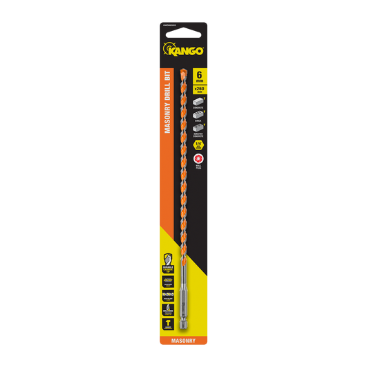 Kango Masonry Drill Bit 6mm x 260mm