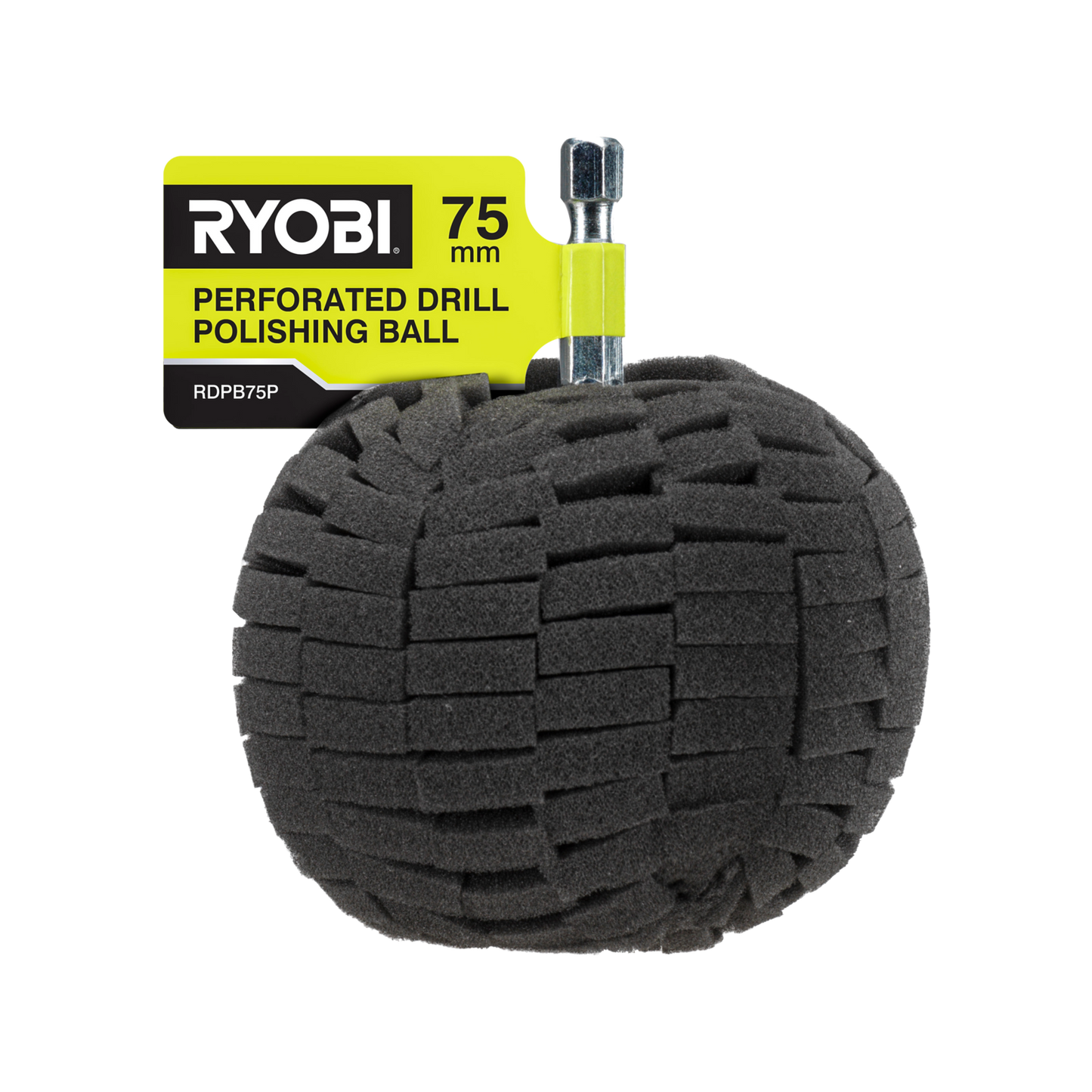 Ryobi Perforated Drill Polishing Ball - 75mm