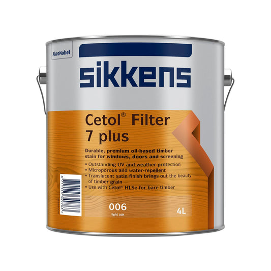 Sikkens Cetol Filter 7 Plus Timber Finish - 4L - Light Oak