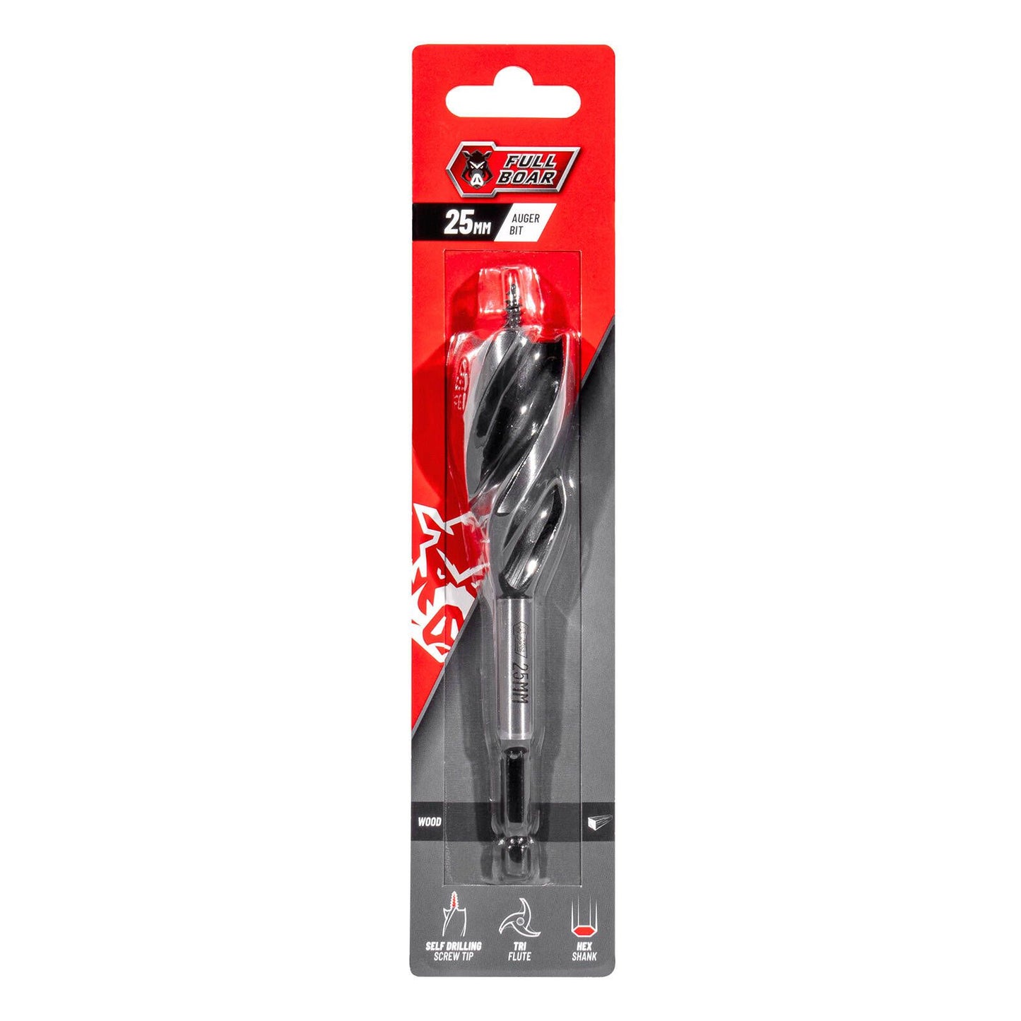 Full Boar Auger Bit - 25mm