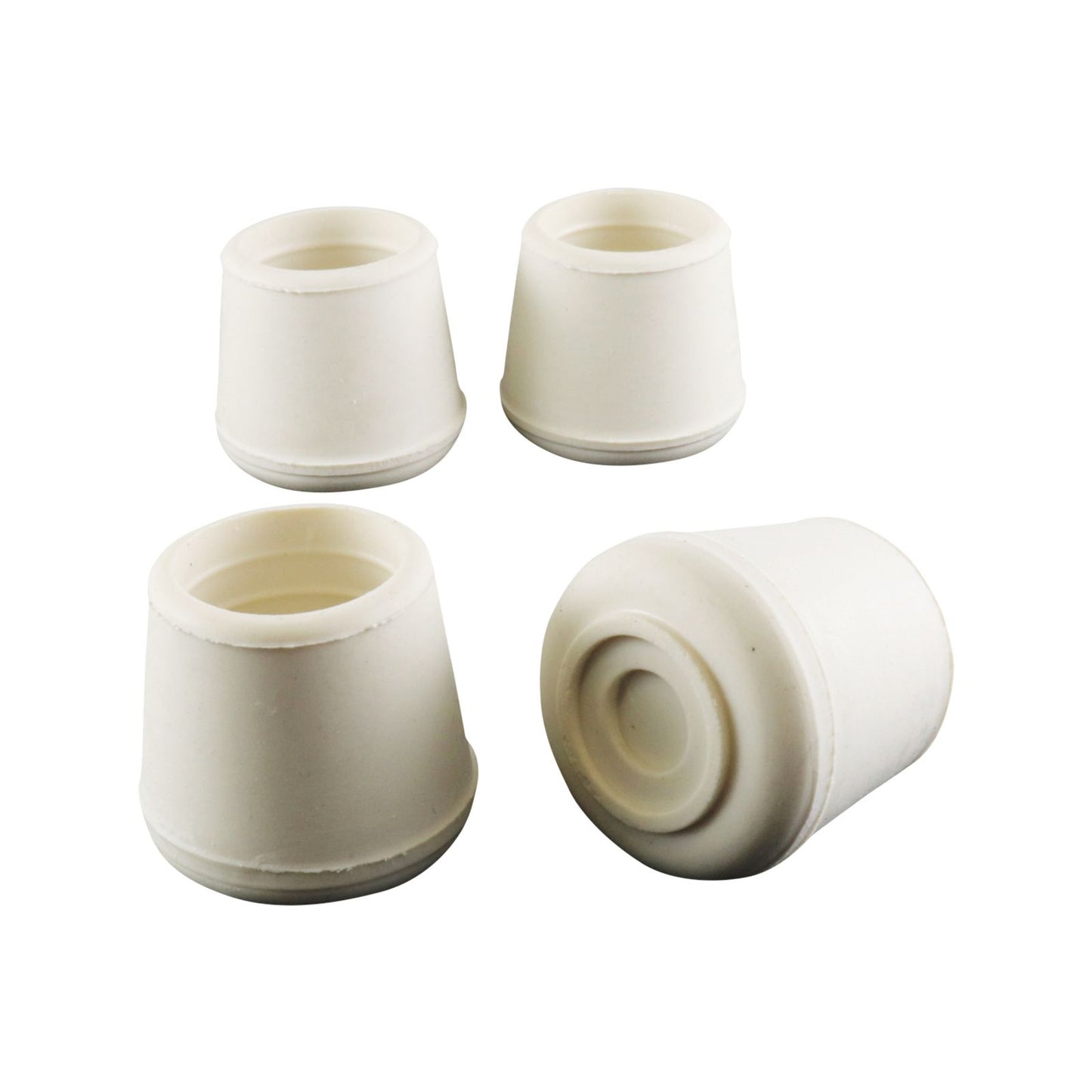 Surface Gard Rubber Chair Tips - 22mm - White - 4 Pack