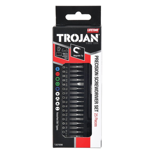 Trojan Precision Screwdriver Set - 25 Piece