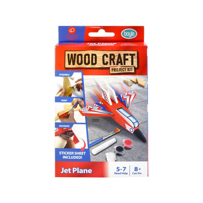 Boyle Wood Craft Project Kit Small Jet Plane - 150 x 145 x 35mm