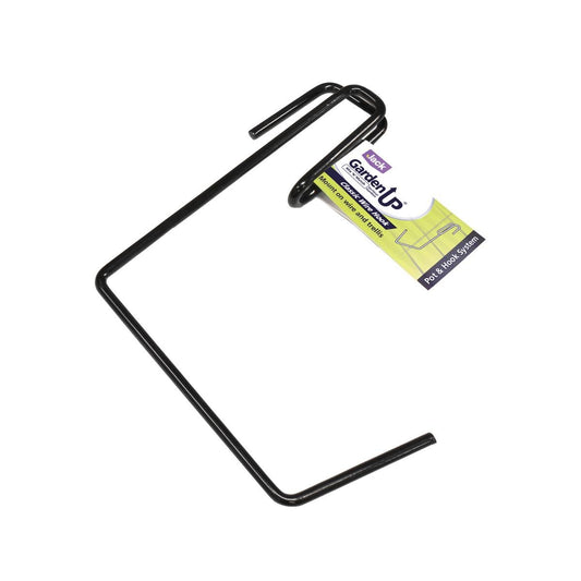 Jack Garden Up Black Classic Wire Hook - Mount on Wire and Trellis