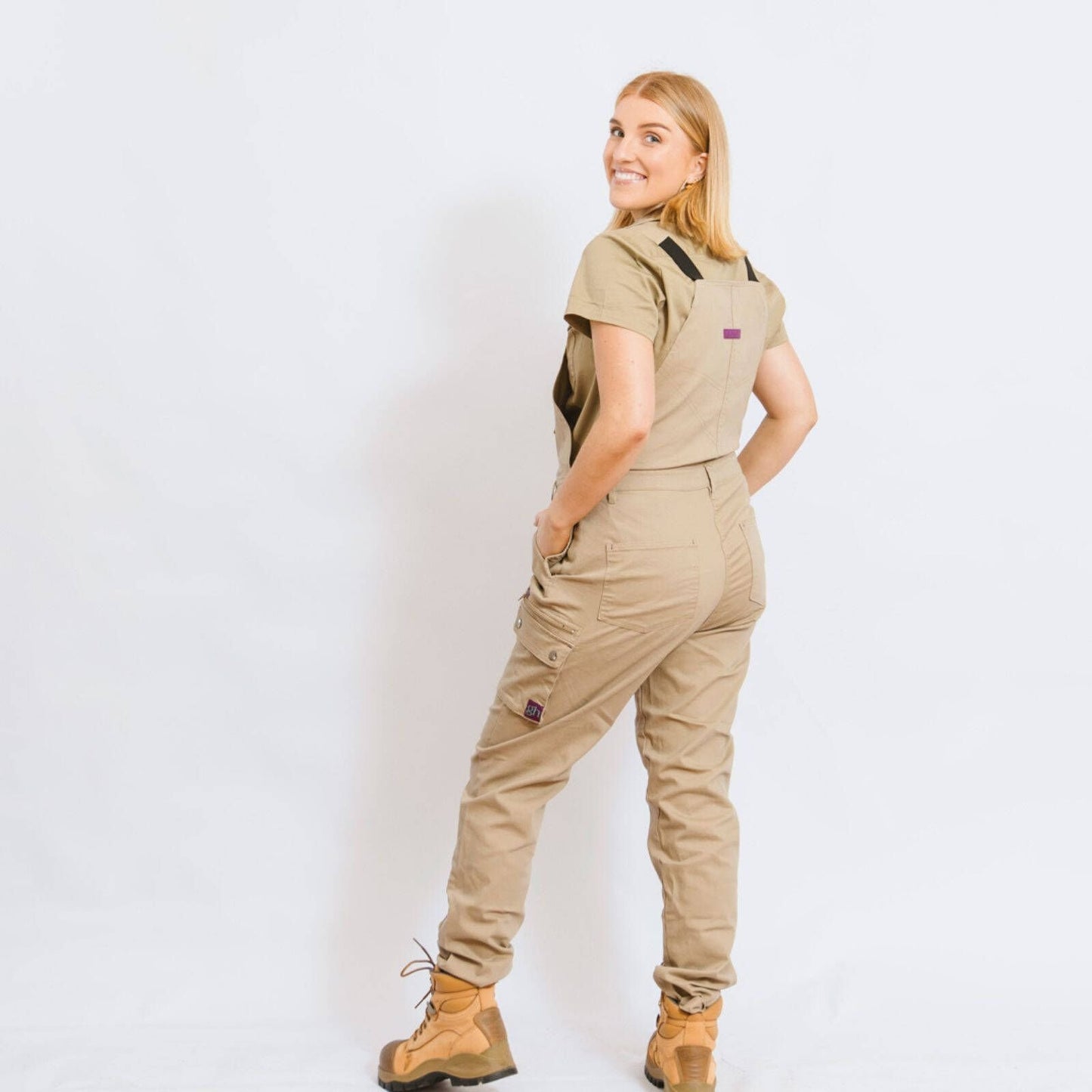 Green Hip All Women Overalls - Khaki - Size 12
