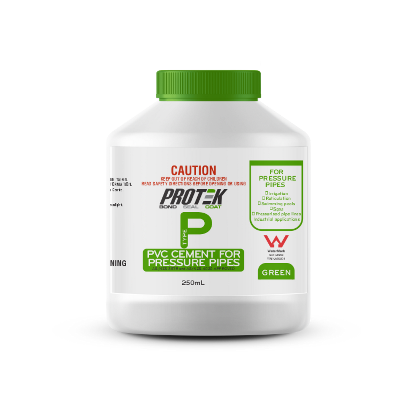 Protek PVC Cement - 250ml - Green