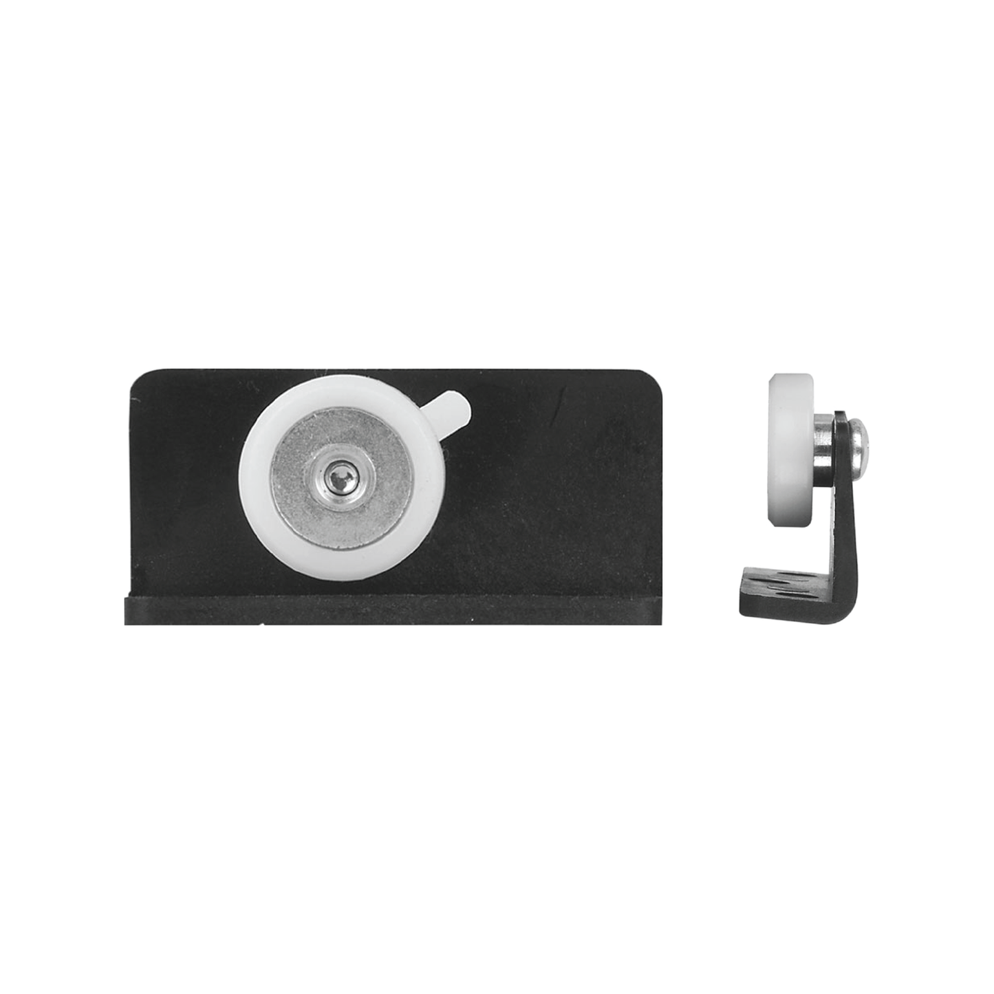 Rolltrak Adjustable Plastic Trolley - Acetal Roller - 58mm - Black